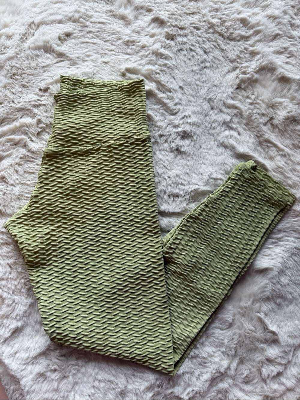 Booty by Brabants Olive Textured Leggings